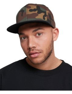 F-6089TC-Classic Snapback 2-Tone Camo Cap 2